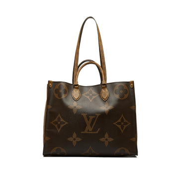 LOUIS VUITTON Monogram Reverse Giant Onthego GM Satchel