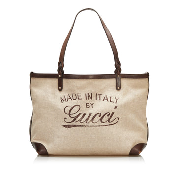 Gucci Craft Logo Tote Bag