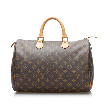 Louis Vuitton Monogram Speedy 35 Boston Bag