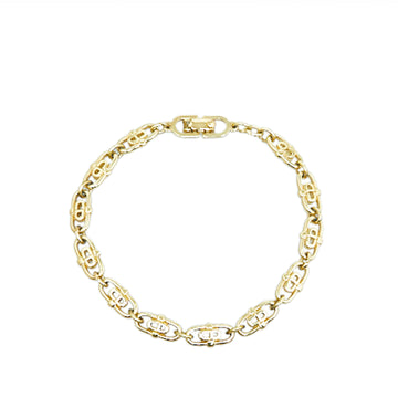 DIOR Gold-Tone Logo Chain Bracelet Costume Bracelet