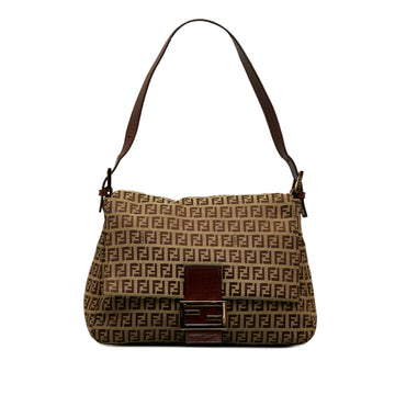 FENDI Zucchino Mamma Forever Shoulder Bag