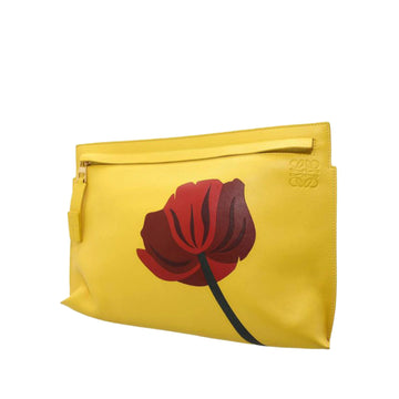 Loewe Floral Marquetry T Pouch Clutch Bag