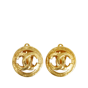 CHANEL CC Clip On Earrings Costume Earrings