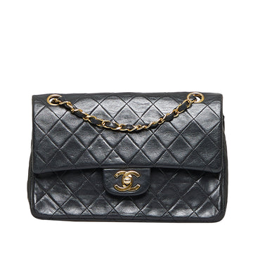 CHANEL Medium Classic Lambskin Double Flap Shoulder Bag