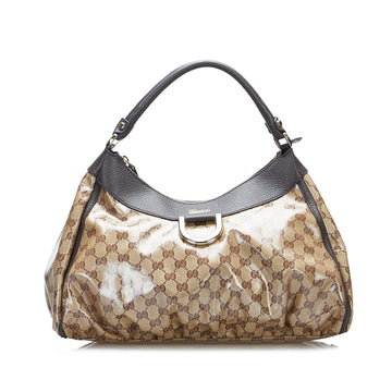 Gucci GG Crystal Abbey D-Ring Hobo Bag