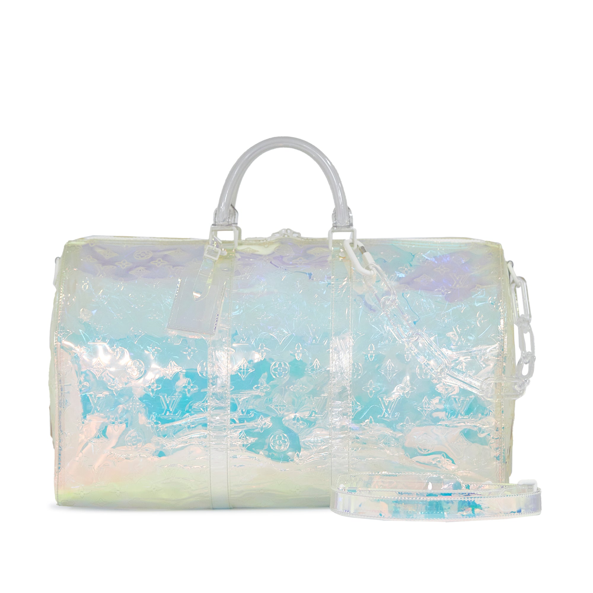 Louis vuitton best sale clear duffle bag