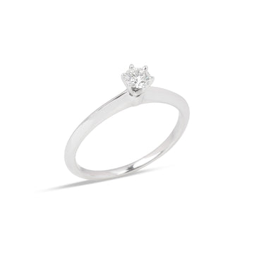Tiffany & Co Tiffany Setting 024ct Diamond Solitaire Ring