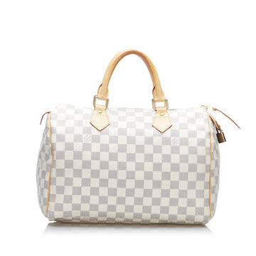 Louis Vuitton Damier Azur Speedy 30 Boston Bag