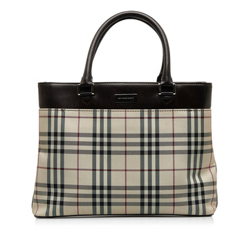 BURBERRY House Check Tote Tote Bag