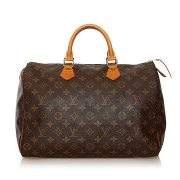 Louis Vuitton Monogram Speedy 35 Boston Bag