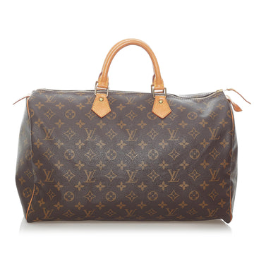 Louis Vuitton Monogram Speedy 40 Boston Bag