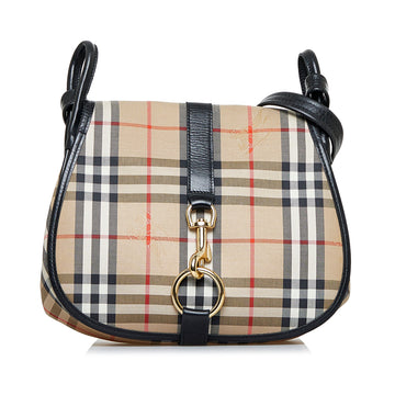 BURBERRY Haymarket Check Crossbody Crossbody Bag