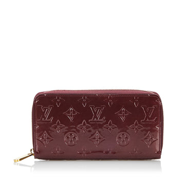 Louis Vuitton Monogram Vernis Zippy Long Wallets