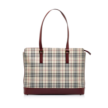 BURBERRY House Check Tote Tote Bag