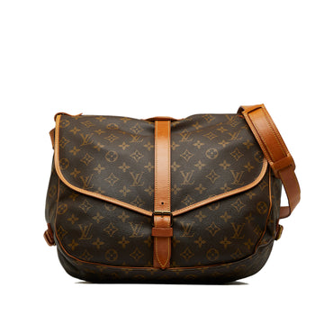 LOUIS VUITTON Monogram Saumur 35 Crossbody Bag