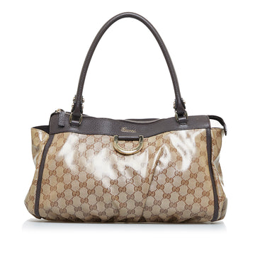 GUCCI GG Crystal Abbey-D Ring Tote Tote Bag