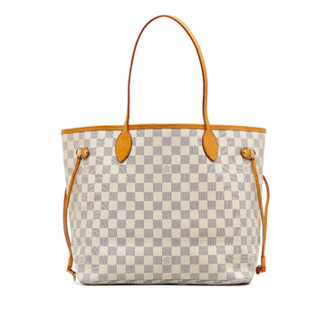 LOUIS VUITTON Damier Azur Neverfull MM Tote Bag