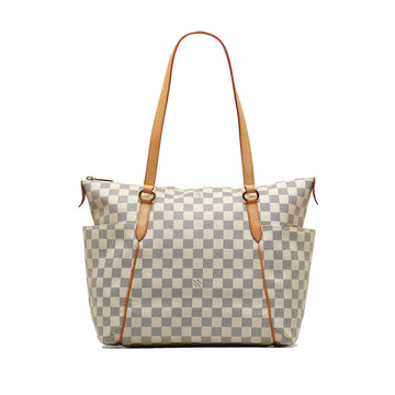 LOUIS VUITTON Damier Azur Totally GM Shoulder Bag