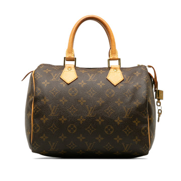 LOUIS VUITTON Monogram Speedy 25 Boston Bag