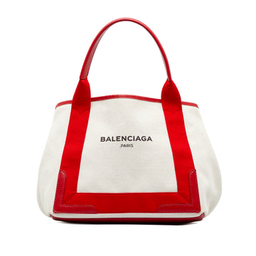 BALENCIAGA Navy Cabas S Tote Tote Bag