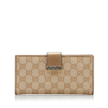 Gucci GG Canvas Long Wallet Long Wallets