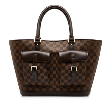 LOUIS VUITTON Damier Ebene Manosque GM Tote Bag