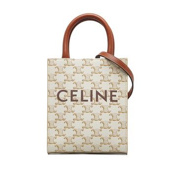 CELINE Mini Triomphe Vertical Cabas Satchel