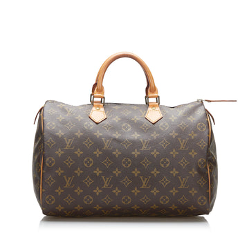 Louis Vuitton Monogram Speedy 35 Boston Bag