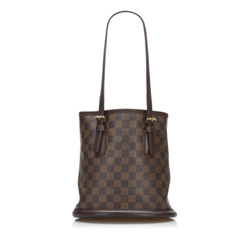 Louis Vuitton Damier Ebene Marais Bucket Bag