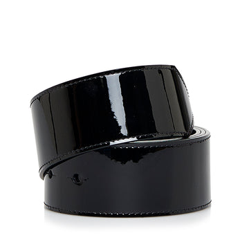 LOUIS VUITTON Tie Knot Patent Leather Belt