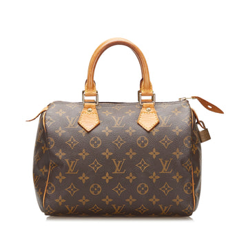 Louis Vuitton Monogram Speedy 25 Boston Bag