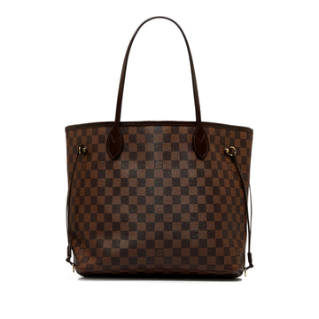 LOUIS VUITTON Damier Ebene Neverfull MM Tote Bag