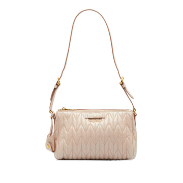 MIU MIU Matelasse Shoulder Bag