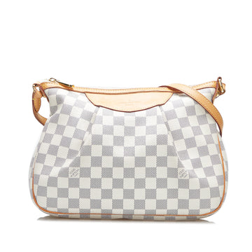 Louis Vuitton Damier Azur Siracusa PM Crossbody Bag