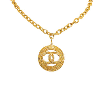 CHANEL CC Pendant Necklace Costume Necklace