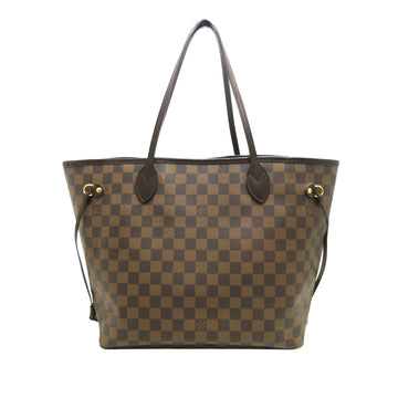 LOUIS VUITTON Damier Ebene Neverfull MM Tote Bag