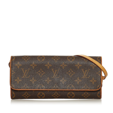 Louis Vuitton Monogram Pochette Twin GM Crossbody Bag