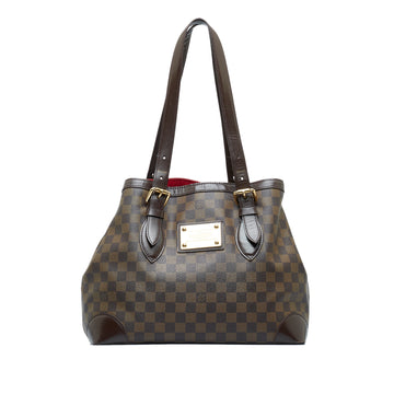 LOUIS VUITTON Damier Ebene Hampstead MM Tote Bag