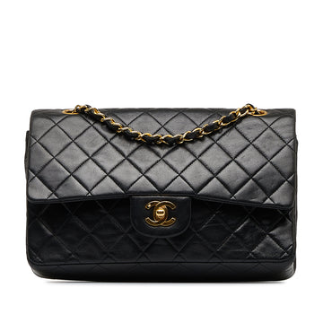 CHANEL Medium Classic Lambskin Double Flap Shoulder Bag