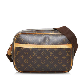 LOUIS VUITTON Monogram Reporter PM Crossbody Bag