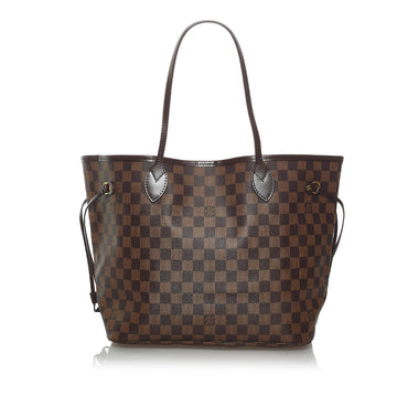 Louis Vuitton Damier Ebene Neverfull MM Tote Bag