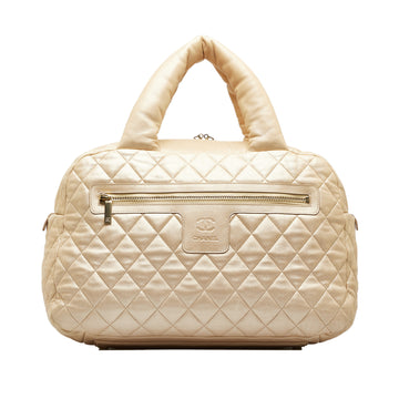 CHANEL Lambskin Coco Cocoon Bowler Bag