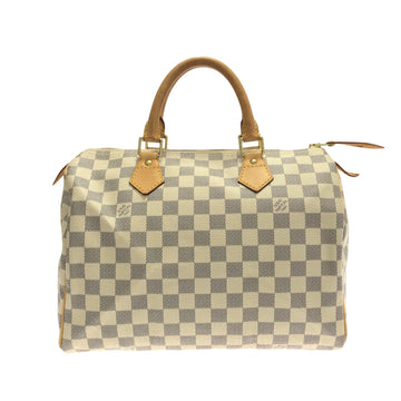 LOUIS VUITTON Damier Azur Speedy 30 Boston Bag