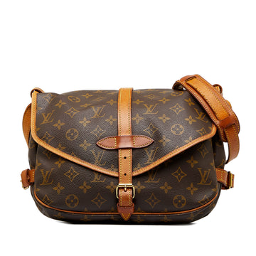 LOUIS VUITTON Monogram Saumur 30 Crossbody Bag