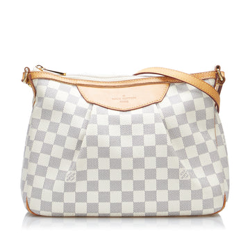 Louis Vuitton Damier Azur Siracusa PM Crossbody Bag