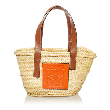 Loewe Raffia Basket Handbag