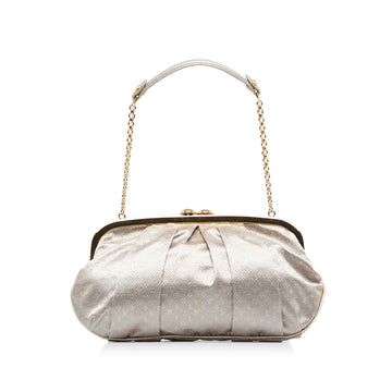 LOUIS VUITTON Monogram Satin Aumoniere Clutch Bag