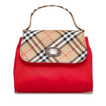 BURBERRY Haymarket Check Handbag