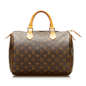 Louis Vuitton Monogram Speedy 30 Boston Bag