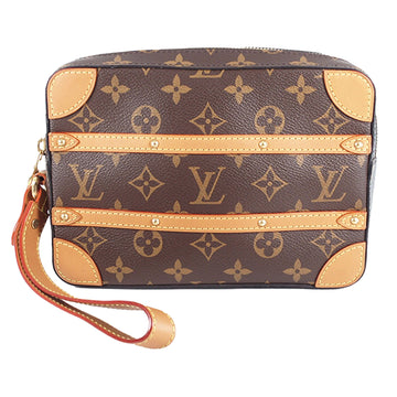 LOUIS VUITTON Monogram Soft Trunk Pouch Clutch Bag